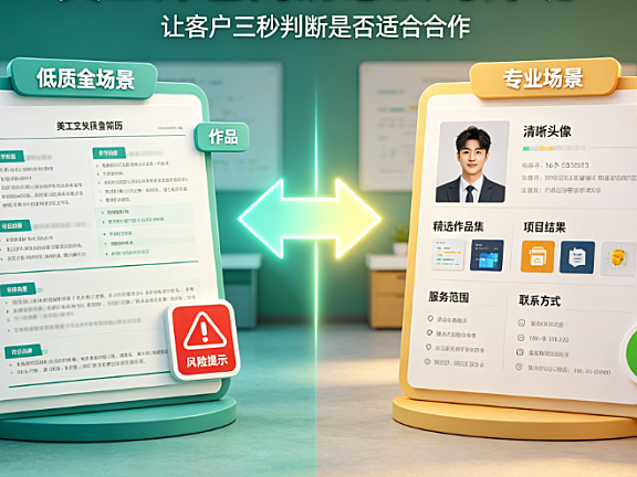 美工外包简历怎么写好呢？高转化接单指南