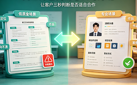 美工外包简历怎么写好呢?高转化接单指南