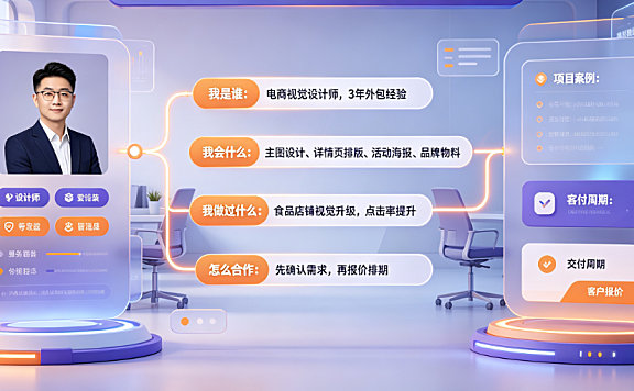 美工外包简历范文怎么写？高转化接单实战指南