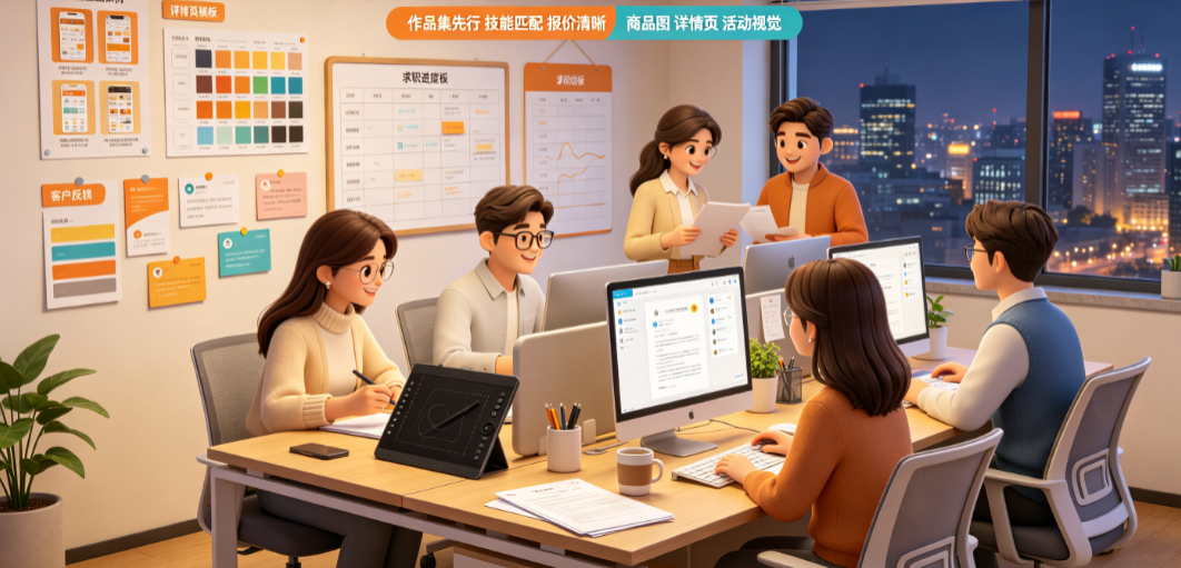 美工外包公司怎么找工作？