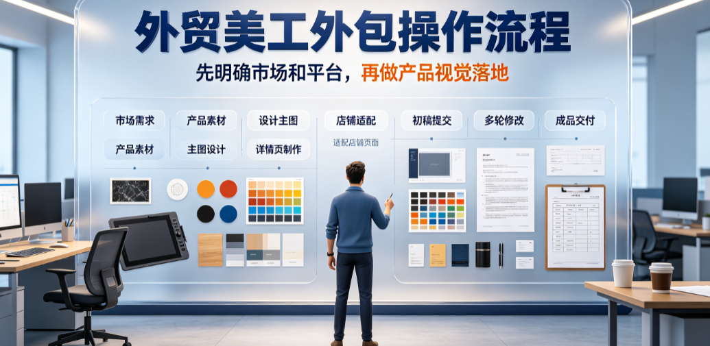 外贸美工外包怎么做?