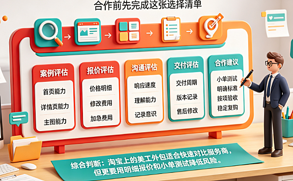 淘宝上的美工外包怎么样？市场现状与合作指南