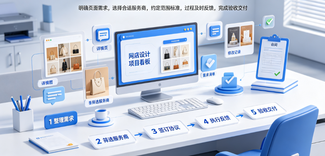 网店美工外包怎么做？