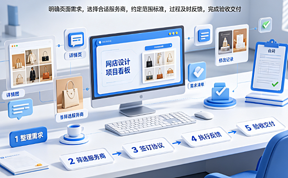 网店美工外包怎么做?全链路操作SOP与落地指南