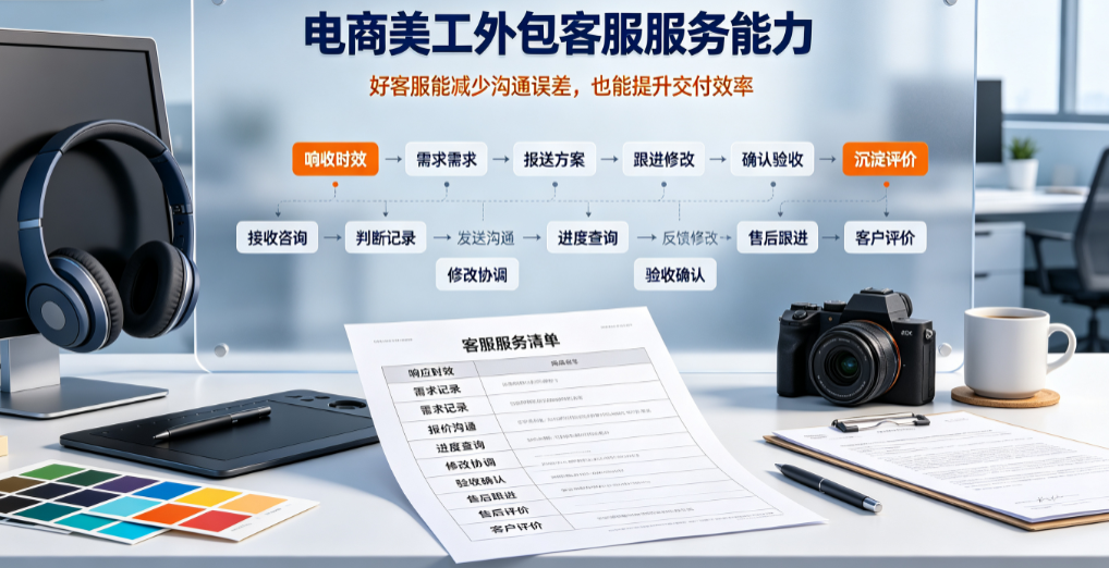 电商美工外包客服怎么样？