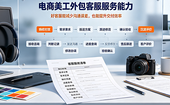 电商美工外包客服怎么样？协同管控与效能指南