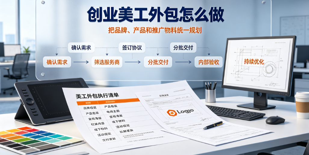 创业美工外包怎么样做？