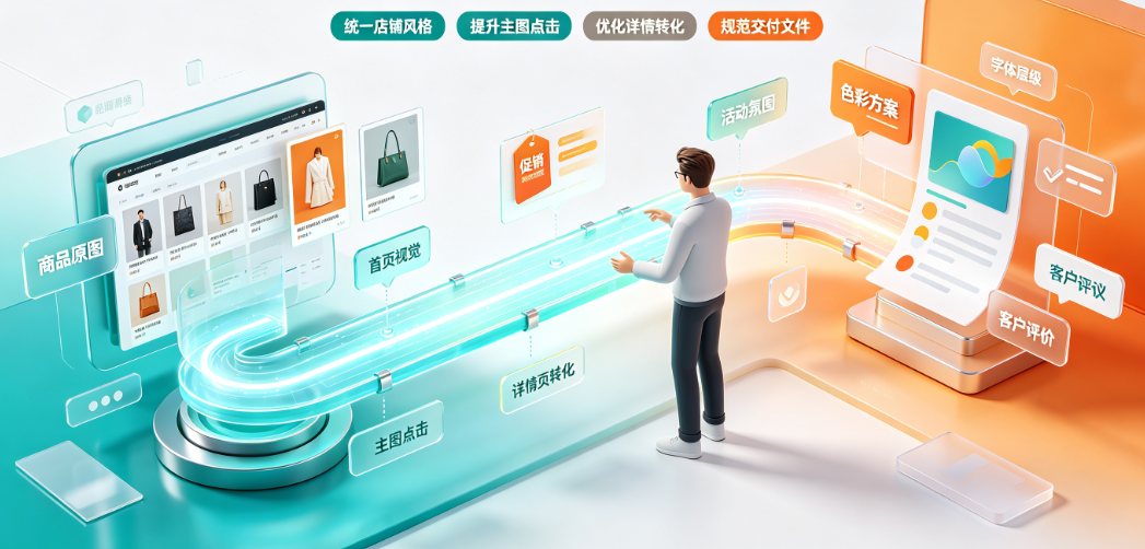 网店装修美工外包怎么做?