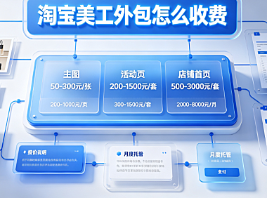 淘宝美工外包怎么收费?计费模式、价格区间与交易避坑指南