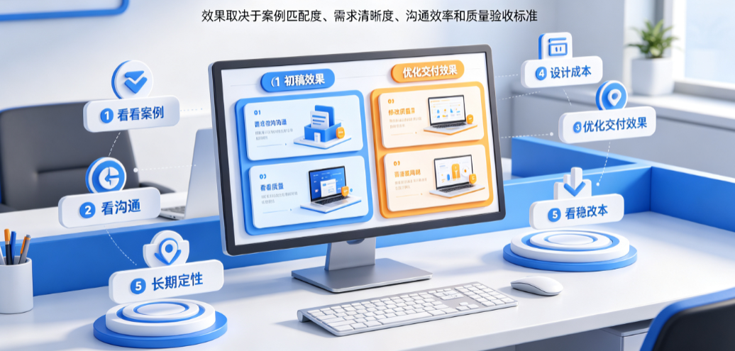 外包的美工效果怎么样？