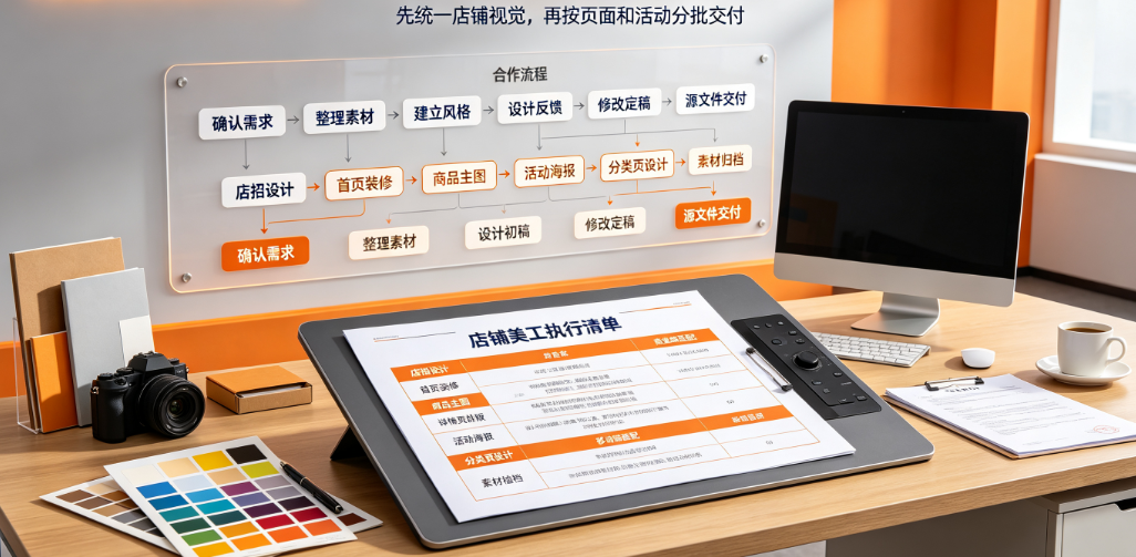外包淘宝店美工怎么做？