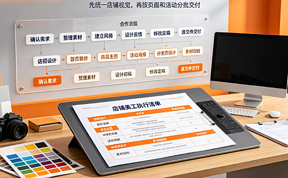 外包淘宝店美工怎么做?标准化流程与高转化实操指南