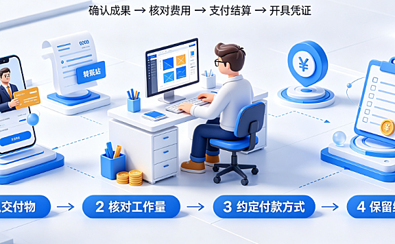 外包美工怎么结账？结算方式、付款节点与避坑指南
