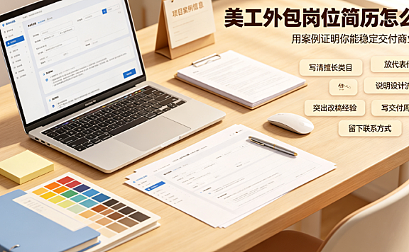 美工外包岗位简历怎么写？电商视觉求职与能力匹配指南