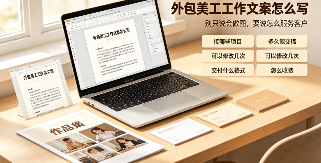 外包美工工作文案怎么写？