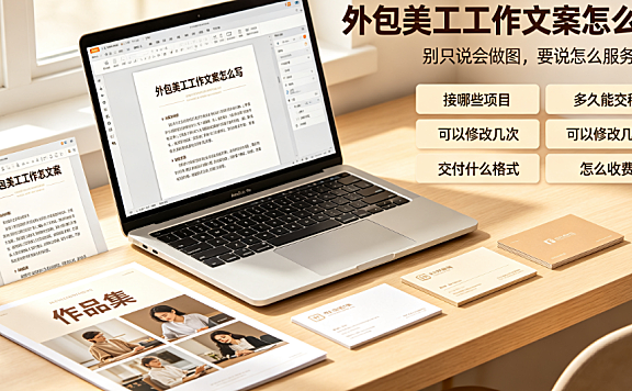 外包美工工作文案怎么写?全链路沟通与交付指南