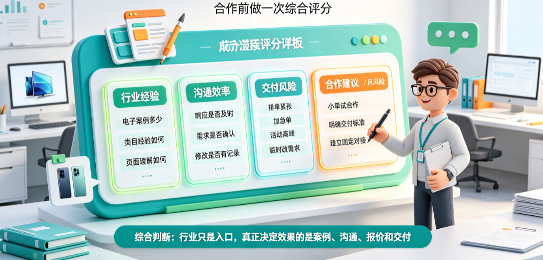 电子外包公司美工怎么样？
