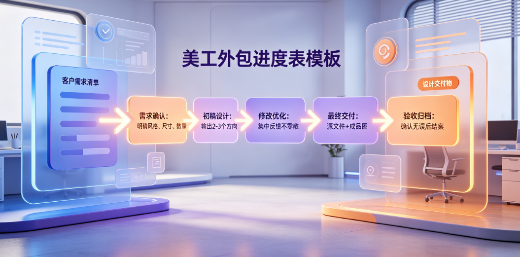 美工外包进度表怎么写好？