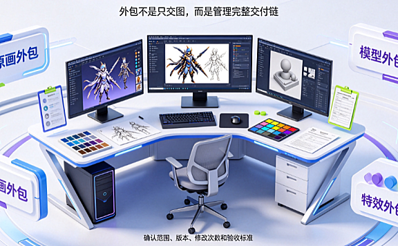 游戏美工业务外包怎么做?管线搭建与商业化指南