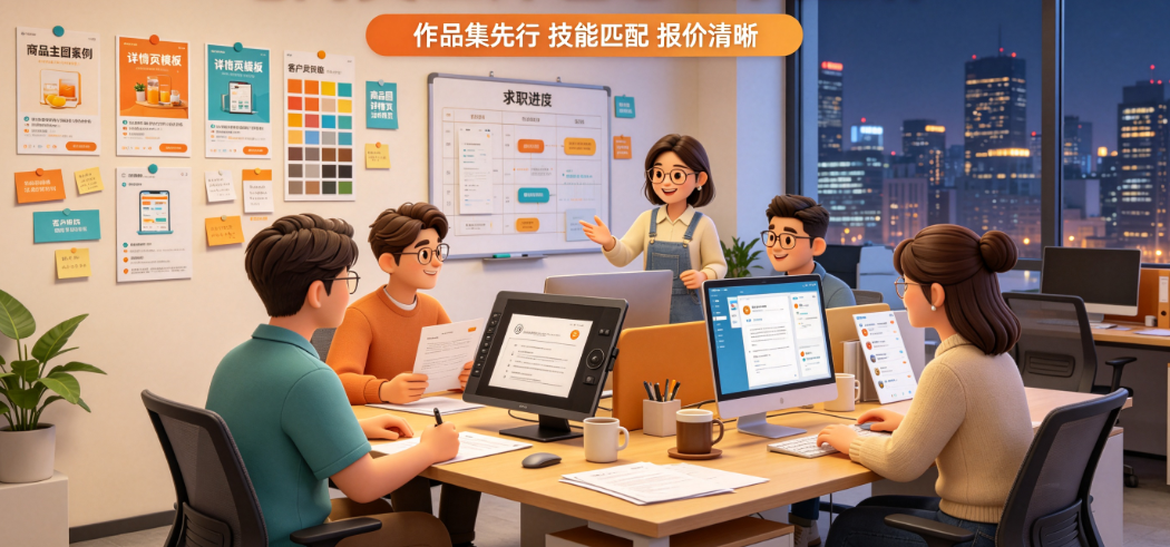 电商美工外包怎么找工作？