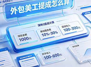 外包美工提成怎么算？计算逻辑、行业规则与避坑指南