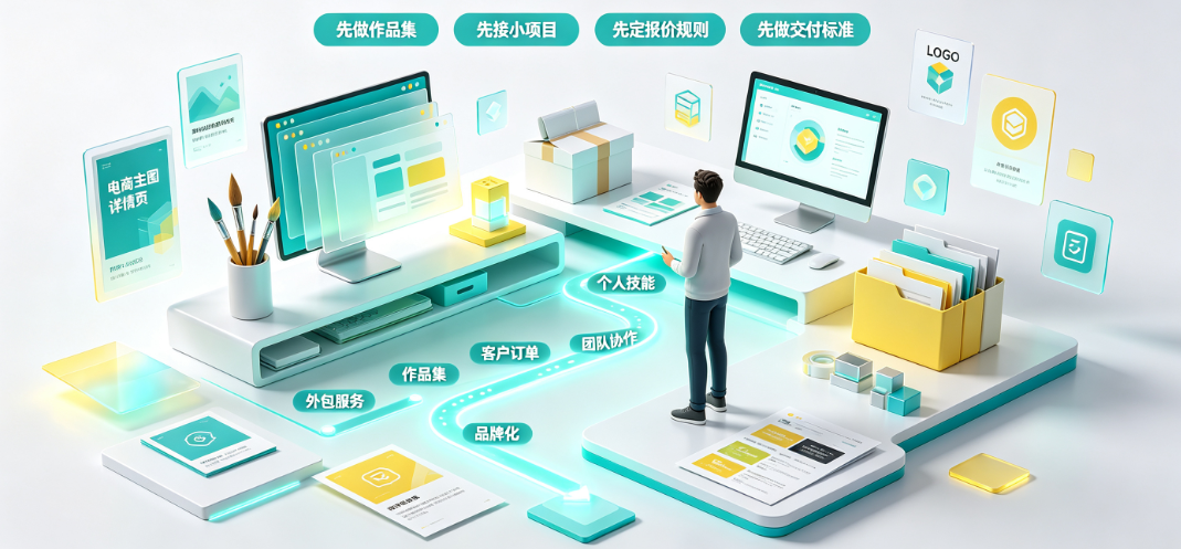 创业美工外包怎么样？