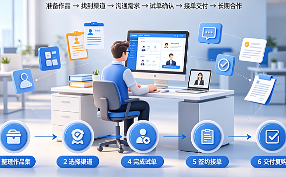 想做外包美工怎么找工作？求职路径、作品集准备与面试指南