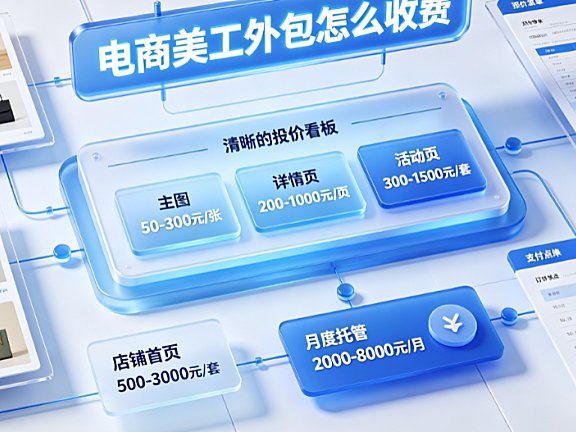 电商美工外包怎么收费？计费模式、价格区间与交易避坑指南