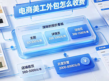 电商美工外包怎么收费?计费模式、价格区间与交易避坑指南
