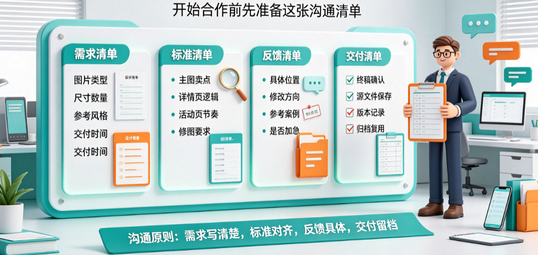 外包美工怎么沟通？