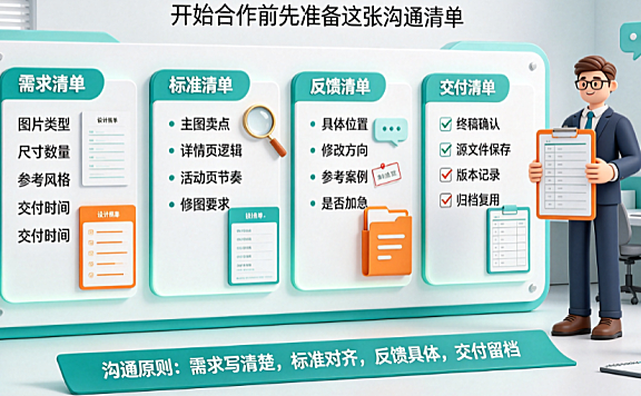 外包美工怎么沟通？高效协作SOP与避坑指南