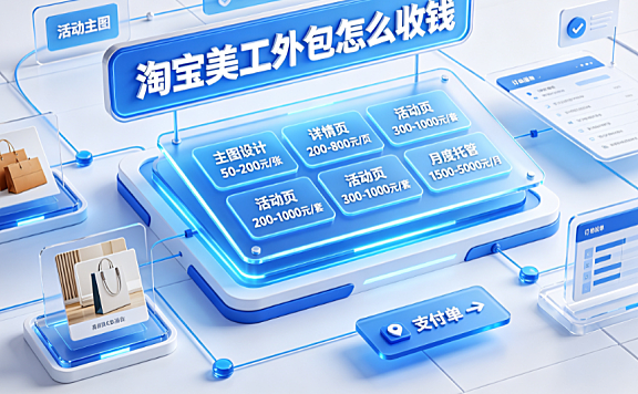 淘宝美工外包怎么收钱？计费模式、价格区间与付款避坑指南