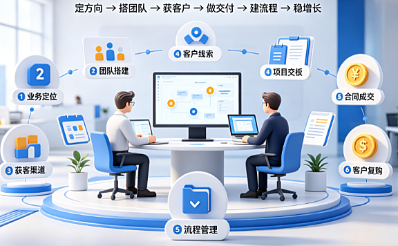 怎么开美工外包公司？创业指南、业务模型与运营SOP