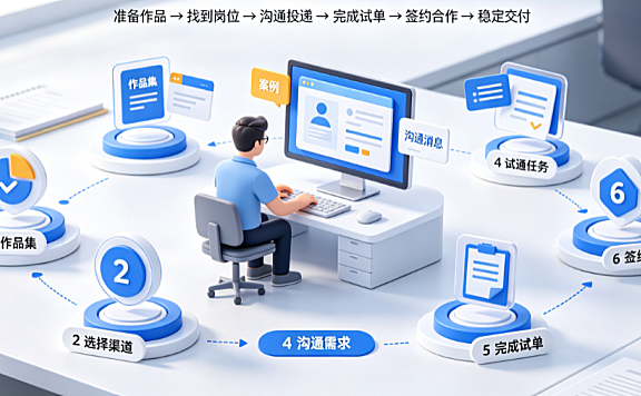 怎么应聘外包美工？求职路径、作品集准备与面试指南