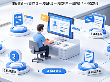 怎么应聘外包美工?求职路径、作品集准备与面试指南