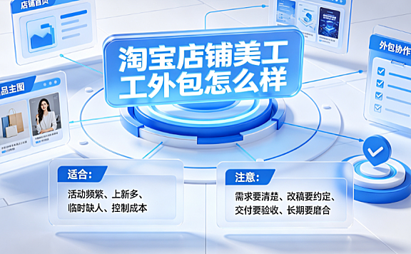 淘宝店铺美工外包怎么样？合作利弊、挑选标准与避坑指南