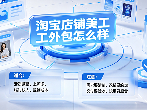 淘宝店铺美工外包怎么样？合作利弊、挑选标准与避坑指南