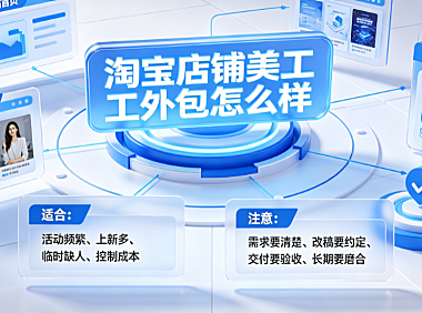 淘宝店铺美工外包怎么样?合作利弊、挑选标准与避坑指南