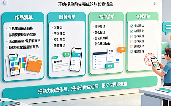 手机美工怎么做外包?全流程实操指南