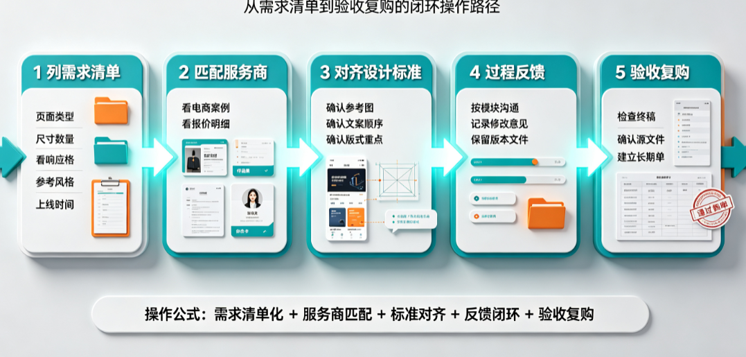 电商美工外包怎么操作？