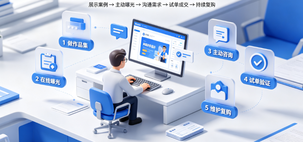 美工外包怎么找客户？