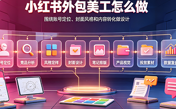 小红书外包美工怎么做?内容视觉化与高转化实操指南