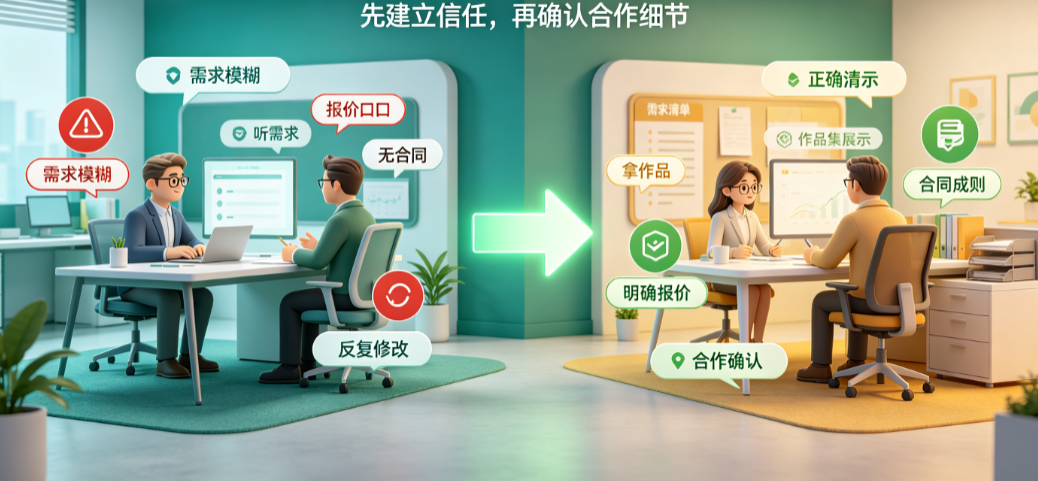 美工外包怎么聊客户?