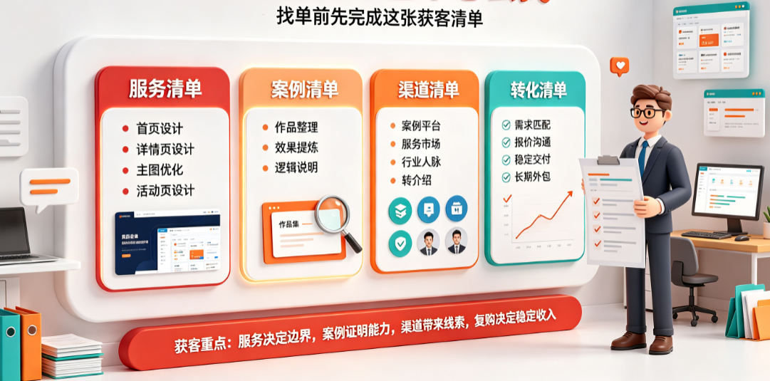 淘宝美工外包单怎么找？