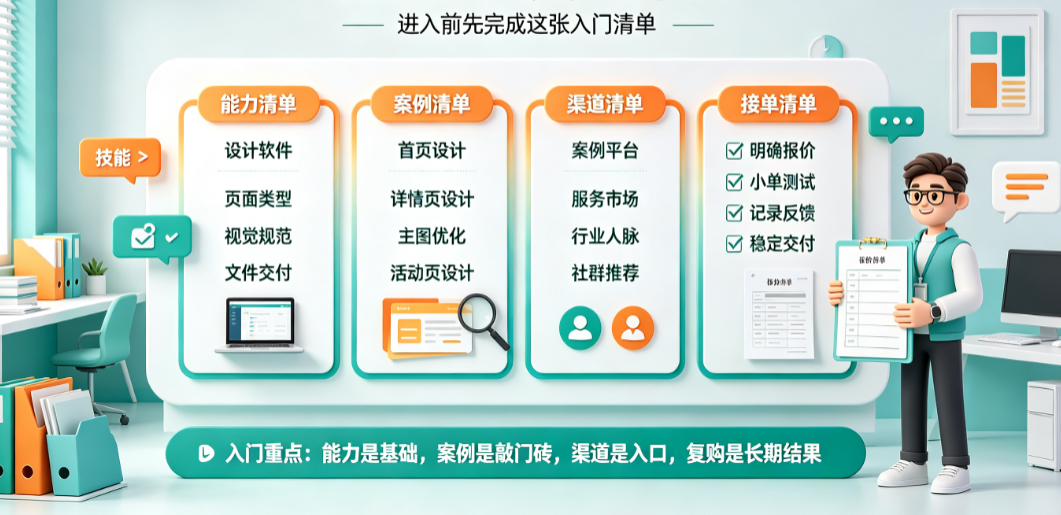 怎么进入美工外包？