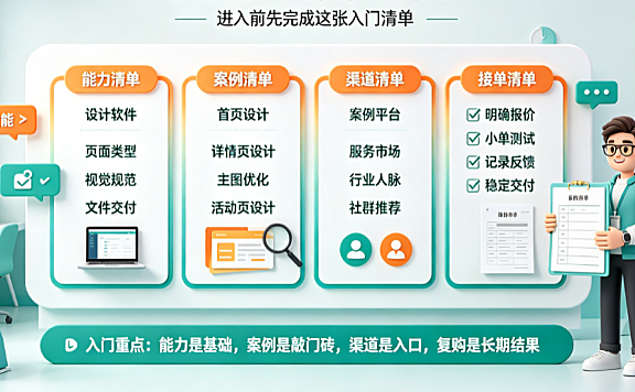 怎么进入美工外包？全流程入局指南与实操策略
