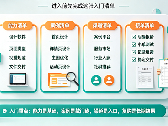 怎么进入美工外包?全流程入局指南与实操策略
