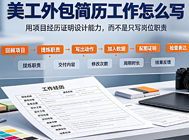 美工外包简历工作怎么写?高转化率项目经验包装指南