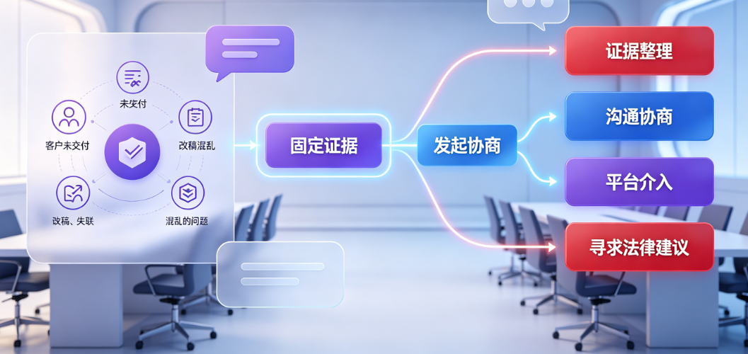 外包美工被骗了怎么办啊？