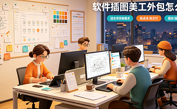 软件插图美工外包怎么样？市场现状、计费逻辑与入局指南